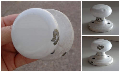 making a FAUX enamel or porcelain knob